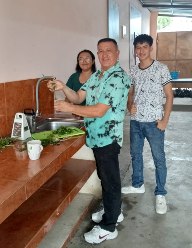 Group in Kitchen